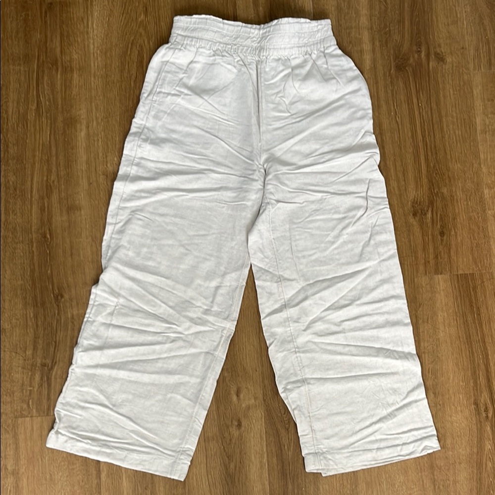 H&M Linen Blend Pants